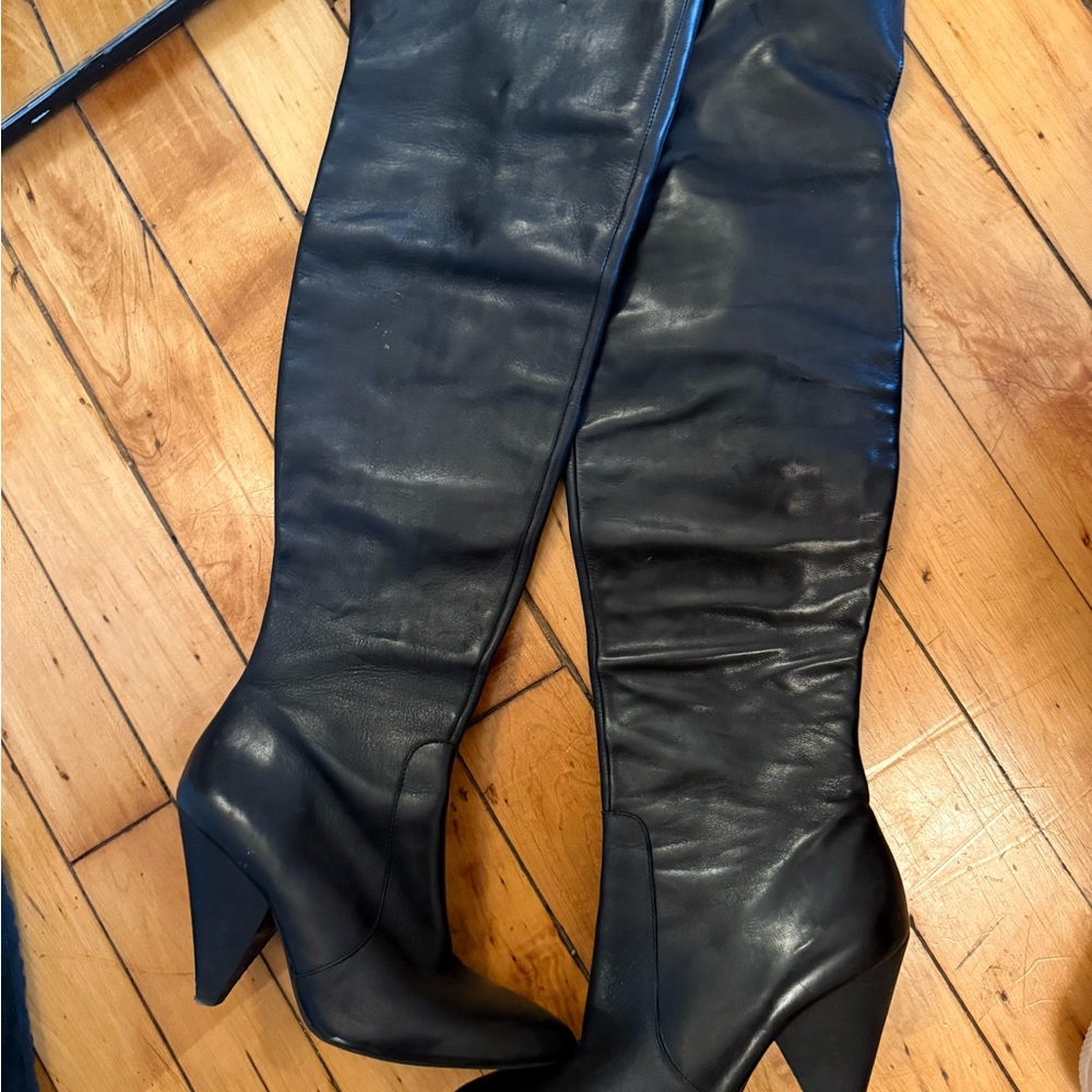 Vince Camuto Black Over the Knee Boots